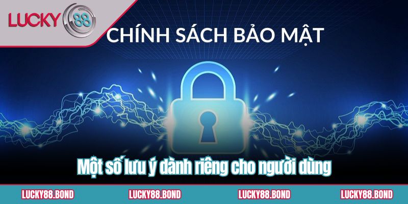Một số lưu ý dành riêng cho người dùng